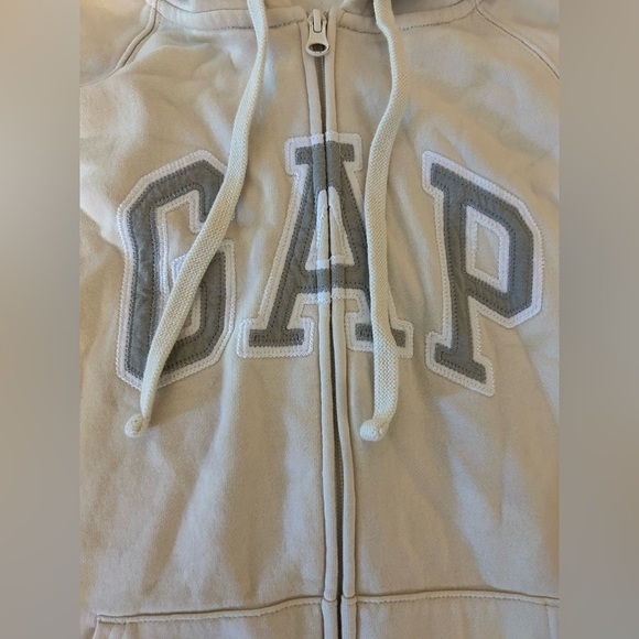 GAP Beige Zip-Up Hoodie - Picture 5 of 6